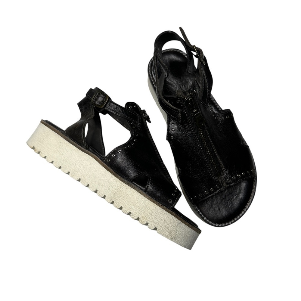 BED|STU Clancy Dark Leather sandal 7.5 - Picture 2 of 8